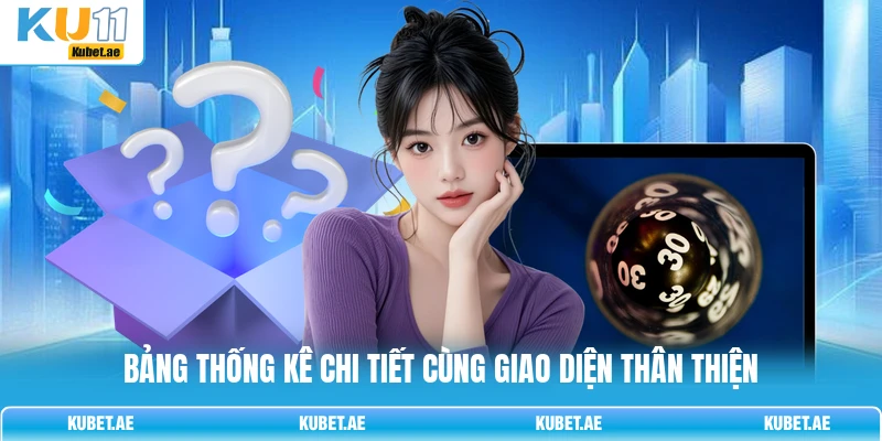 Bảng thống kê chi tiết cùng giao diện thân thiện
