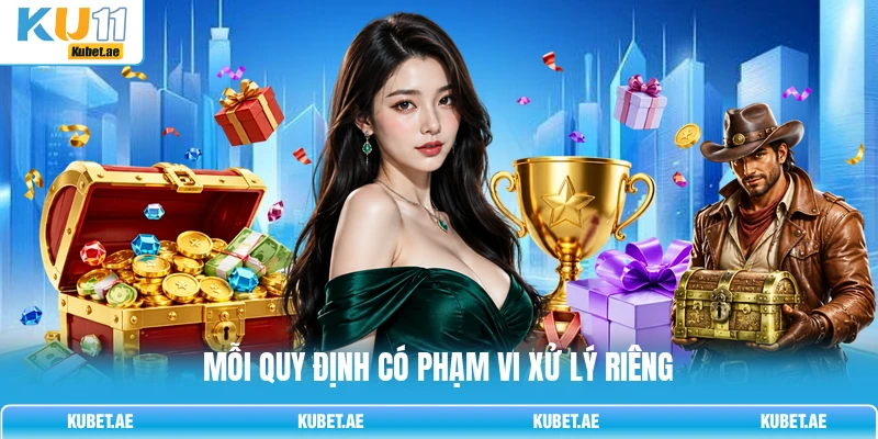 Mỗi quy định có phạm vi xử lý riêng Mỗi quy định có phạm vi xử lý riêng
