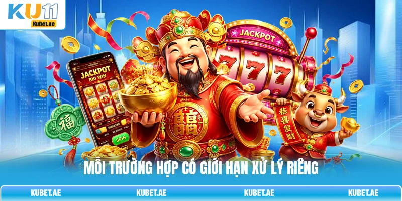 Mỗi trường hợp có giới hạn xử lý riêng Mỗi trường hợp có giới hạn xử lý riêng